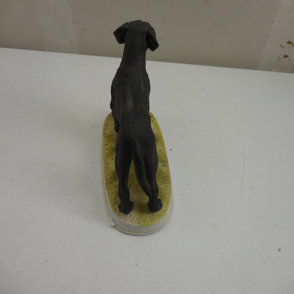 Lionstone Sculptured Porcelain Black Labrador Retriever Figure 1977 VTG Decanter - Picture 4 of 7